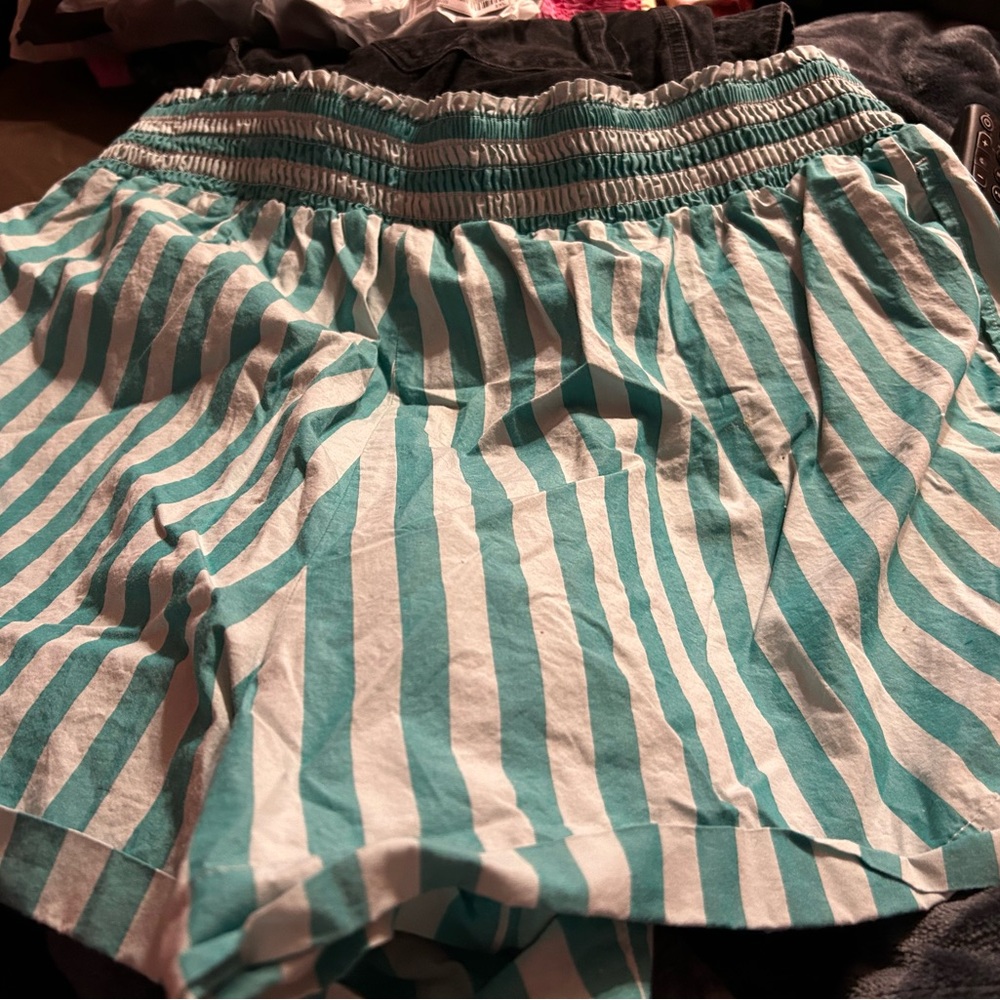 A New Day (Target) Women's High Rise Pull on Short Striped
